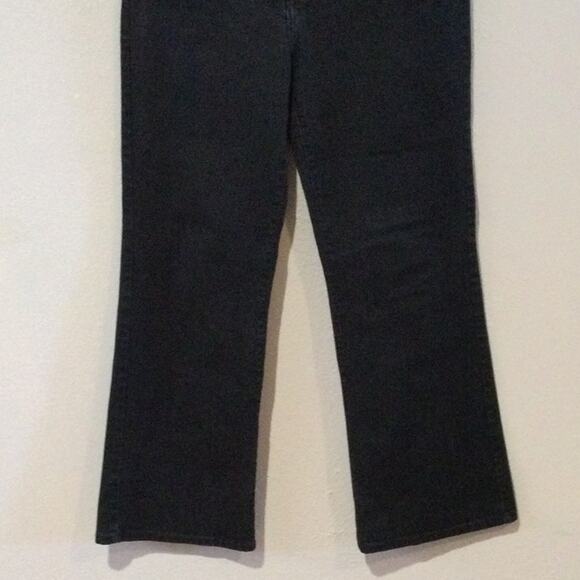 Levi's Black Perfectly Slimming Bootcut 512 Jeans Size 12 - Picture 3 of 16